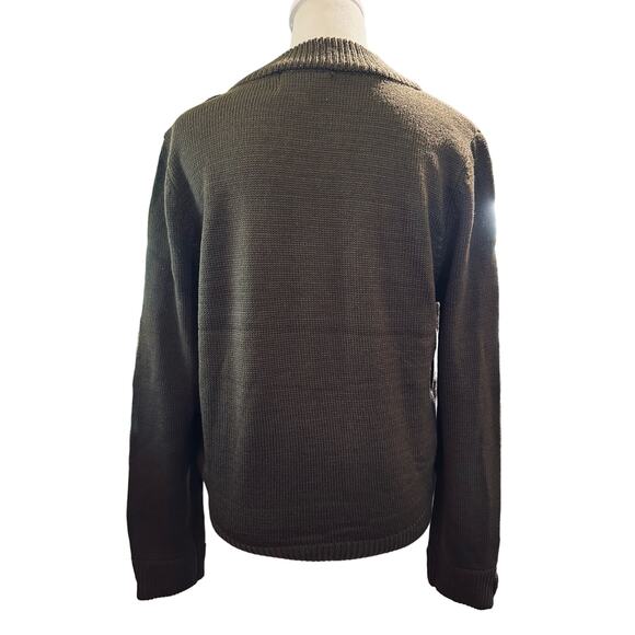 Evidnt Los Angeles ASOS Olive Wool Blend Sweater, Size M, NWOT - Picture 6 of 9